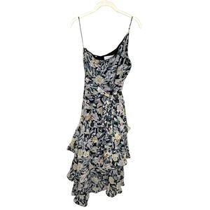 Petal + Pup Amren Dress Womens 8 AU 12 Floral Ruffle Maxi Tiered Spaghetti Strap
